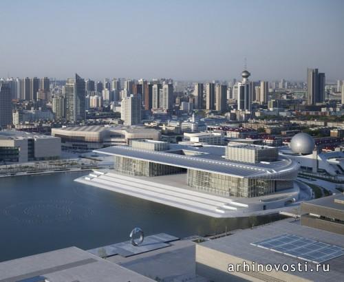 Большой театр от gmp Architekten. Тяньцзинь, Китай.