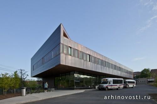 Автовокзал от Charles Rose Architects. Гринфилд, США.