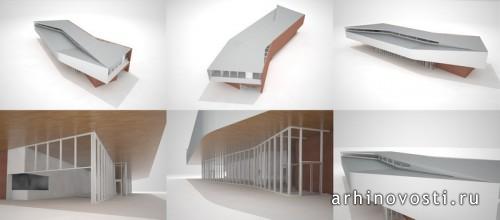 Автовокзал от Charles Rose Architects. Гринфилд, США.