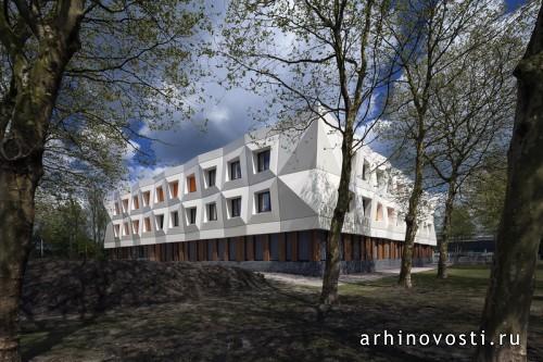 Реабилитационный центр Veilige Veste от KAW Architecten. Леуварден, Нидерланды.