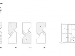 Жилой дом «W Window» от Alphaville Architects. Киото, Япония.