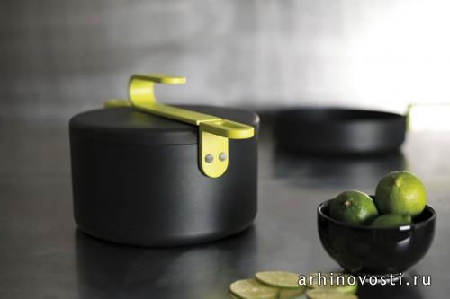 Коллекция сковородок «Hook» от Карима Рашида (Karim Rashid). Коллекция сковородок «Hook» от Карима Рашида (Karim Rashid).