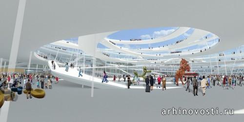 Набережная Beton Hala от Sou Fujimoto Architects. Белград, Сербия.