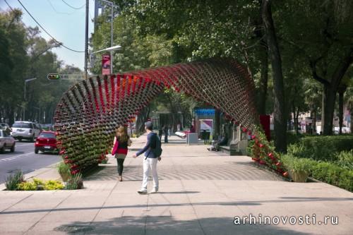 Инсталляция «Portal of Awareness» (Портал познания) от Rojkind Arquitectos. Мехико, Мексика.