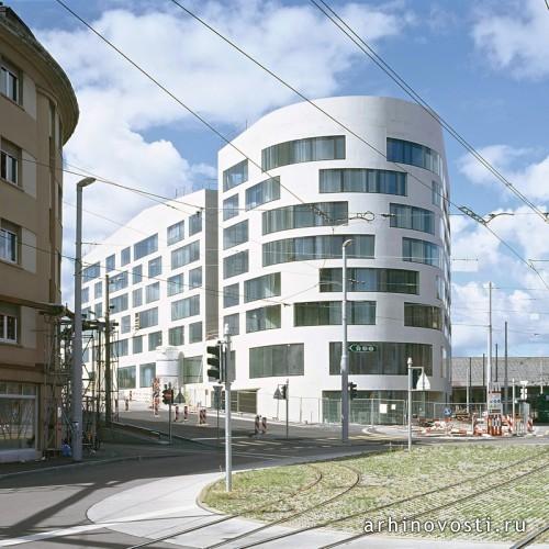 Многофункциональный комплекс «Volta Centre» от Buchner Bründler Architekten. Базель, Швейцария.