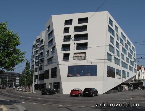 Многофункциональный комплекс «Volta Centre» от Buchner Bründler Architekten. Базель, Швейцария.