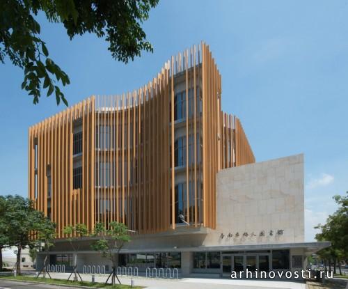 Публичная библиотека от MAYU architects. Тайнань, Тайвань.