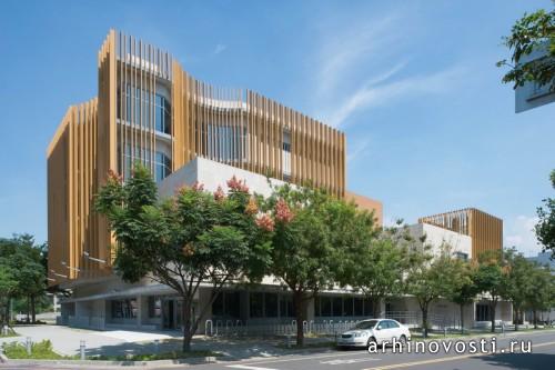 Публичная библиотека от MAYU architects. Тайнань, Тайвань.