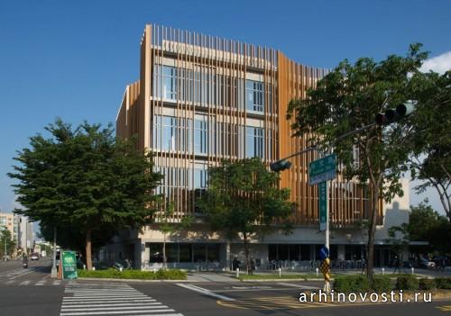 Публичная библиотека от MAYU architects. Тайнань, Тайвань.