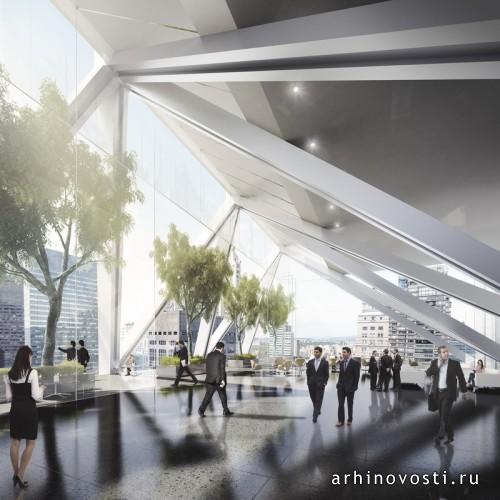 Офисный небоскрёб от Foster + Partners. Нью-Йорк, США.