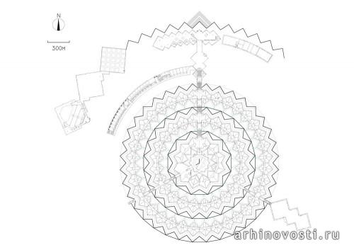 Отель «Lotus» (Лотос) от PLaT Architects. Внутренняя Монголия, Китай.
