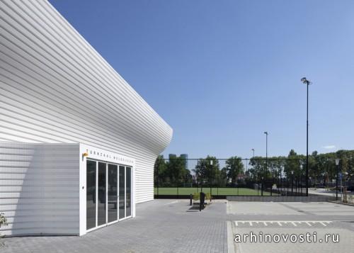 Спортивный зал для гимнастов от NL Architects. Утрехт, Нидерланды.