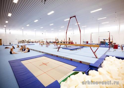 Спортивный зал для гимнастов от NL Architects. Утрехт, Нидерланды.