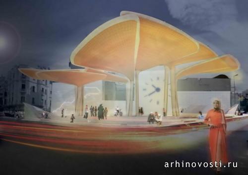 Экологичная рыночная площадь от TomDavid Architecten. Касабланка, Марокко.