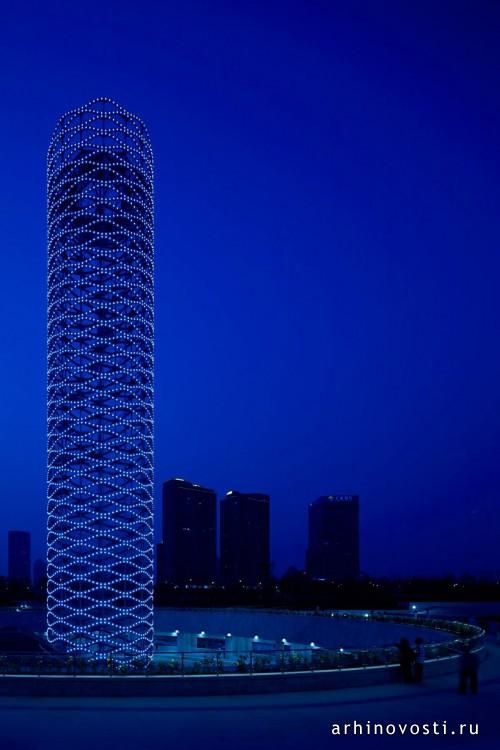 Башня «Tower of Ring» от EASTERN Design Office. Тяньцзинь, Китай.