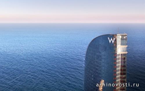 Отель «W Barcelona» от Ricardo Bofill Taller de Arquitectura. Барселона, Испания.