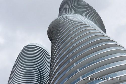 Небоскрёбы Absolute Towers от MAD Architects. Миссисcога, Канада.