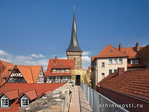 Музей искусства меткой стрельбы от Gnädinger Architekten. Дудерштадт, Германия.