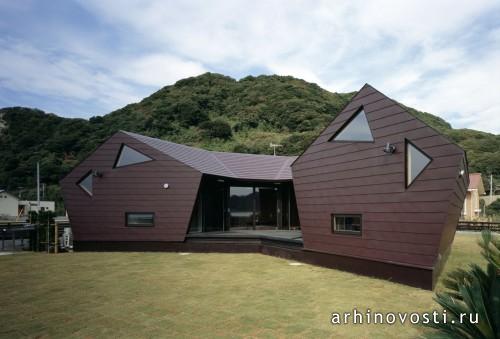 Дом «Seashore Shell» от Takeshi Hirobe Architects. Тиба, Япония.