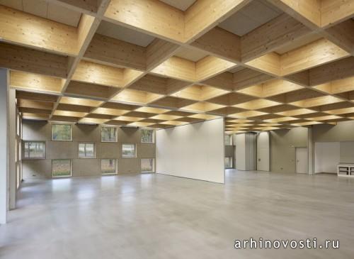 Школьная столовая от SpreierTrenner Architekten. Зальмталь, Германия.