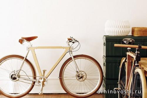 Деревянный велосипед «WOOD.b» от BSG Bikes.