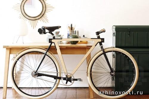 Деревянный велосипед «WOOD.b» от BSG Bikes.