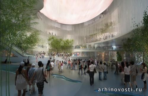 Культурный центр Xiqu от Bing Thom Architects и Ronald Lu & Partners. Гонконг, Китай.