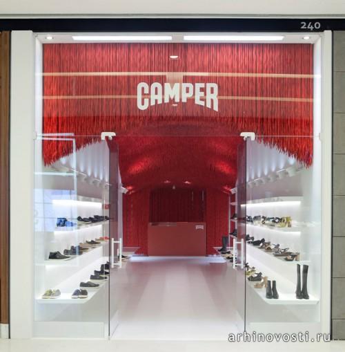 Обувной бутик Camper от Atelier Marko Brajovic. Сан-Паулу, Бразилия.