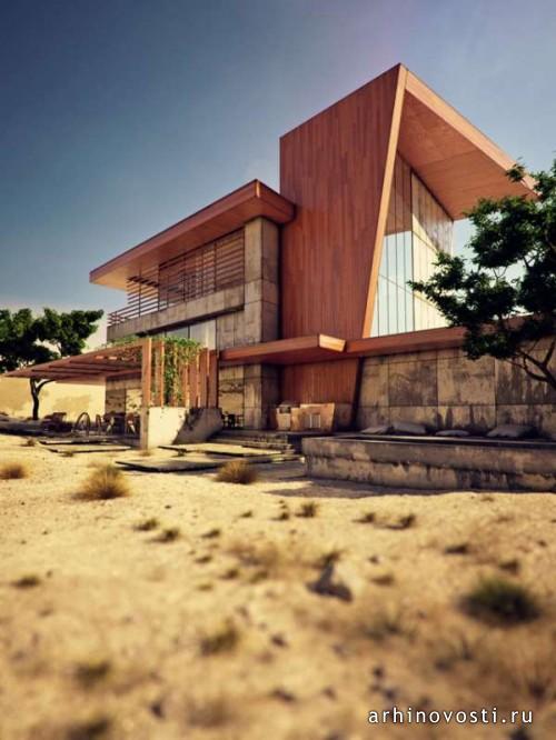 Коттедж Desert Rose от IK-architects. Коттедж Desert Rose от IK-architects.