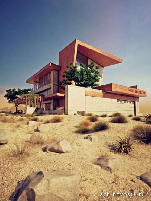 Коттедж Desert Rose от IK-architects. Коттедж Desert Rose от IK-architects.