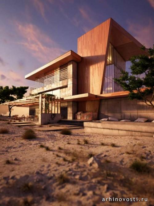 Коттедж Desert Rose от IK-architects. Коттедж Desert Rose от IK-architects.