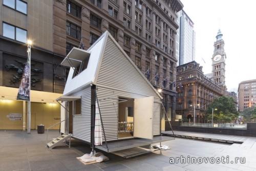 Сборно-разборный дом от Carter Williamson Architects.
