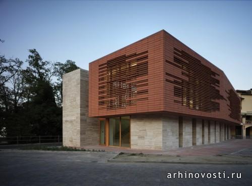 Муниципальная библиотека от MDU Architetti. Греве-ин-Кьянти, Италия.