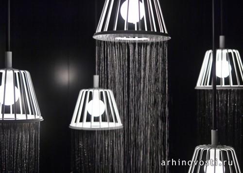 Лампа-душ «WaterDream» для Axor от Nendo.