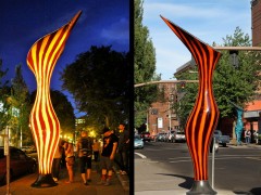 Скульптуры «Nepenthes» (Непентес) от Дена Корсона (Dan Corson). Портленд, США.