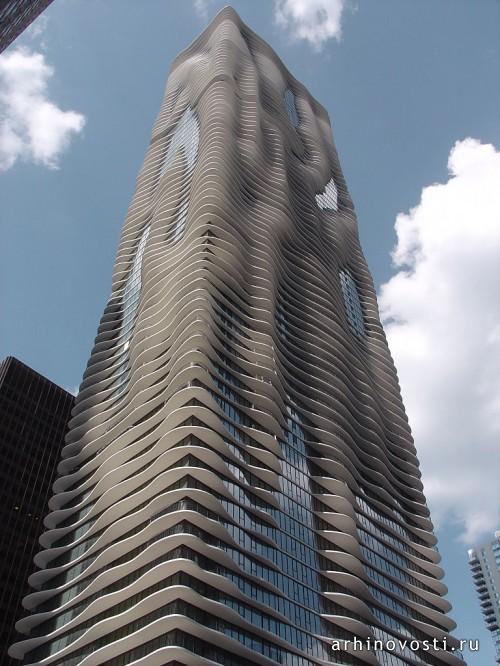 Небоскрёб «Aqua» от Jeanne Gang. Чикаго, США.