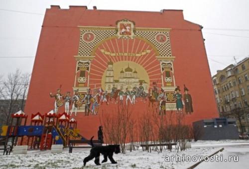 В Питере начали появляться дома-картины