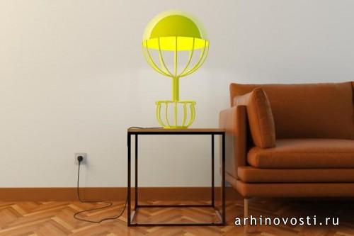 Настольная лампа «Flamp» от Александра Моторного.