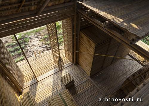 Крепчайший бамбуковый дом от H&P Architects. Вьетнам.