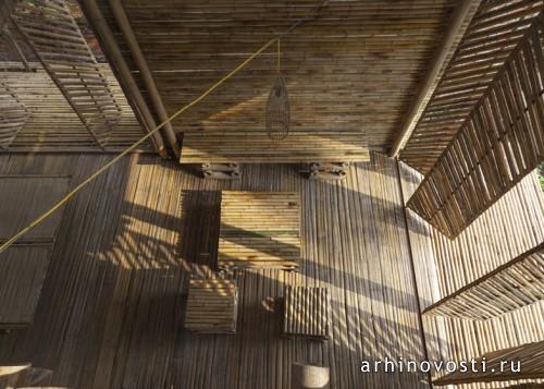 Крепчайший бамбуковый дом от H&P Architects. Вьетнам.