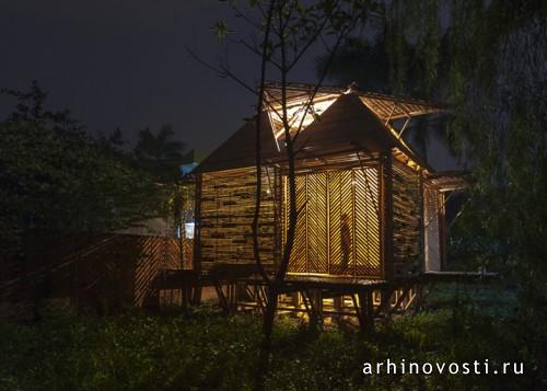 Крепчайший бамбуковый дом от H&P Architects. Вьетнам.