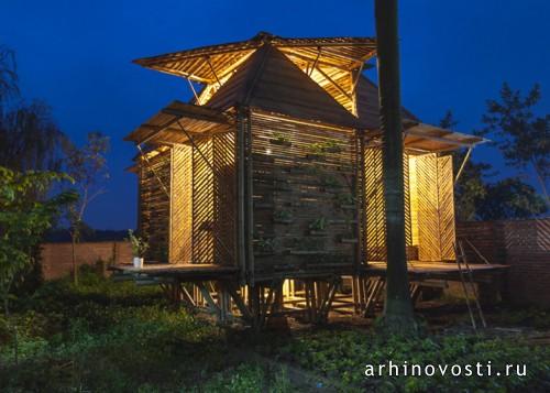 Крепчайший бамбуковый дом от H&P Architects. Вьетнам.