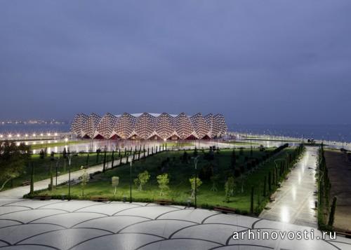 Кристальный зал Баку от GMP Architekten. Баку, Азербайджан.