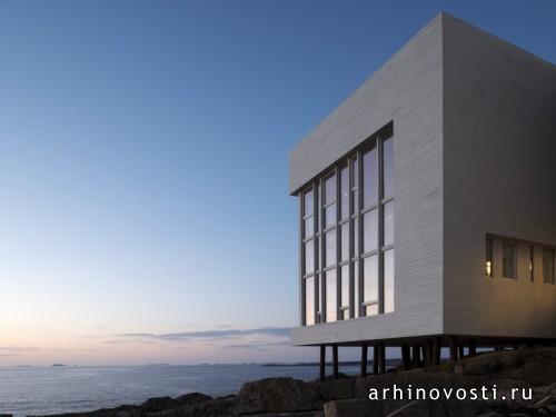 Отель The Fogo Island Inn от Saunders Architecture. Фого, Канада.