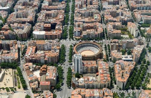 Геометрия Эшампле. Барселона, Испания.