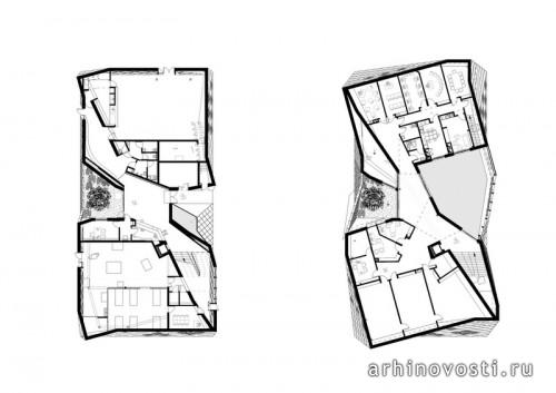 Культурный центр от Paul Le Quernec Architects. Мюлуз, Франция.