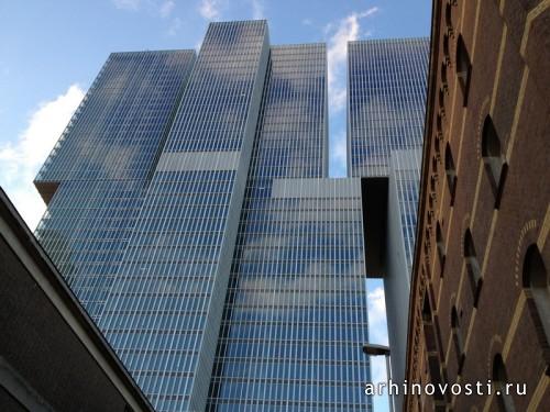 Небоскрёб De Rotterdam от OMA. Роттердам, Нидерланды.