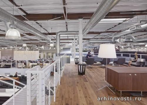 Головной офис Fox Head от Clive Wilkinson Architects. Ирвайн, США.