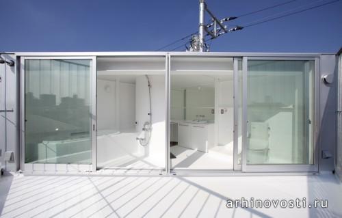 Маленький дом от Unemori Architects. Токио, Япония.