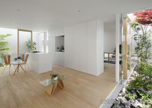 Заглянем под стены дома от mA-style Architects. Фудзиэда, Япония.